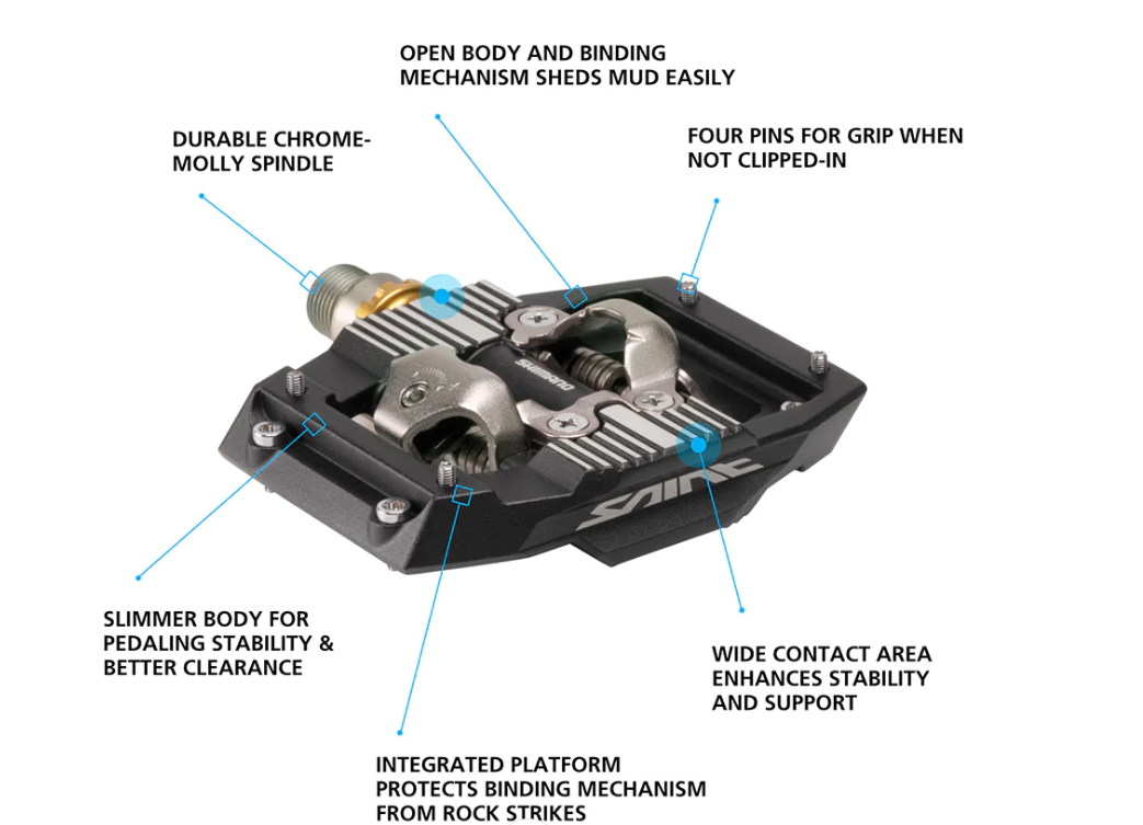 Shimano Saint PD-M821 Clipless SPD Pedals w/ Cleats, Black / Silver Buy Cheap Perfect