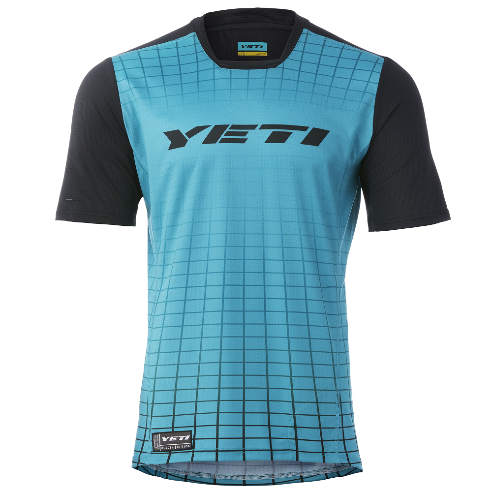 Yeti Enduro Jersey S/S Turquoise/Digital Void Large Sale Outlet