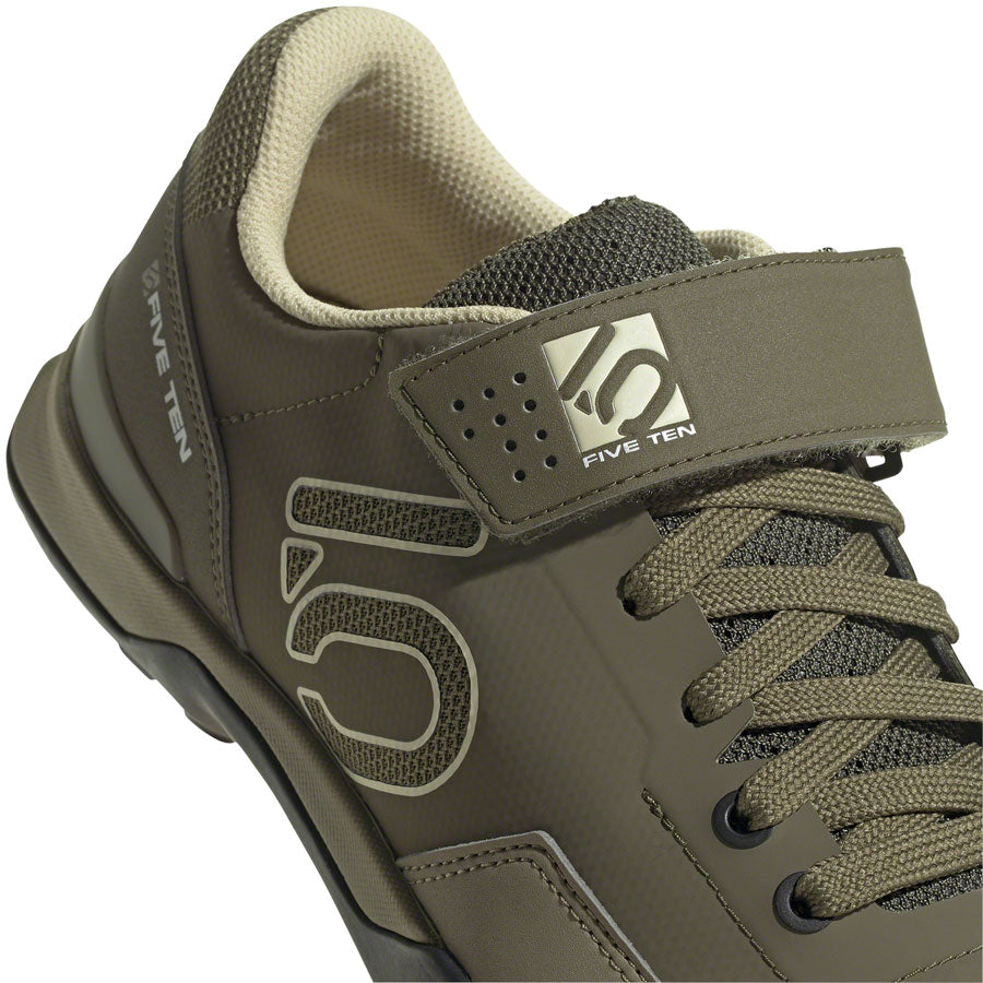 Five Ten Kestrel Lace Mountain Clipless Shoes - Men's, Focus Olive/Sandy Beige/Orbit Green, 9.5