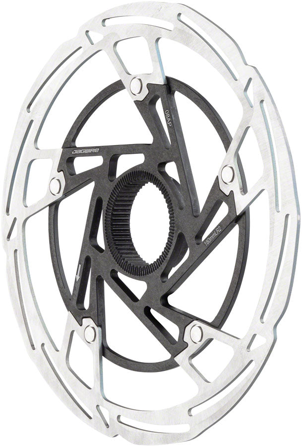 Jagwire Pro LR2 Disc Brake Rotor - 160mm, Center Lock, Silver/Black Free Shipping The Cheapest