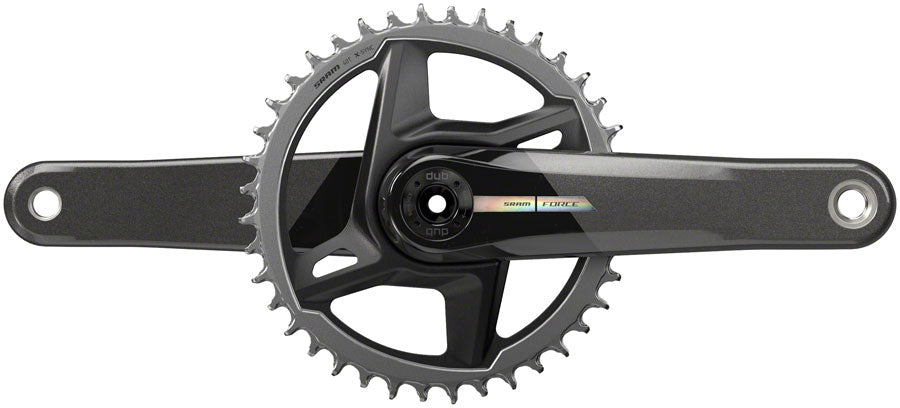 SRAM Force 1 Wide Crankset - 167.5mm, 12-Speed, 40t, Direct Mount, DUB Spindle Interface, Iridescent Gray, D2 Cheap Sale Brand New Unisex