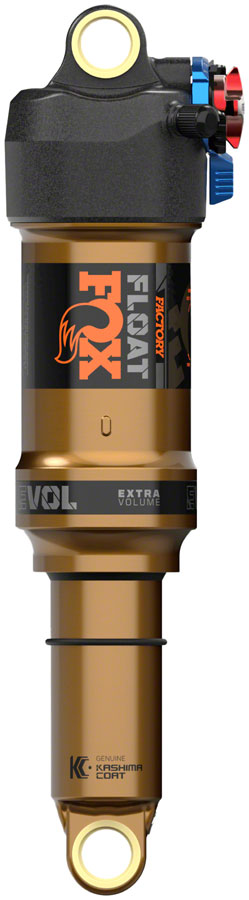 FOX Float Factory Rear Shock - Metric, 210 x 50 mm, EVOL LV, 2-Position Adj, 0.4 Spacer, Black/Kashima Coat 2025 Online