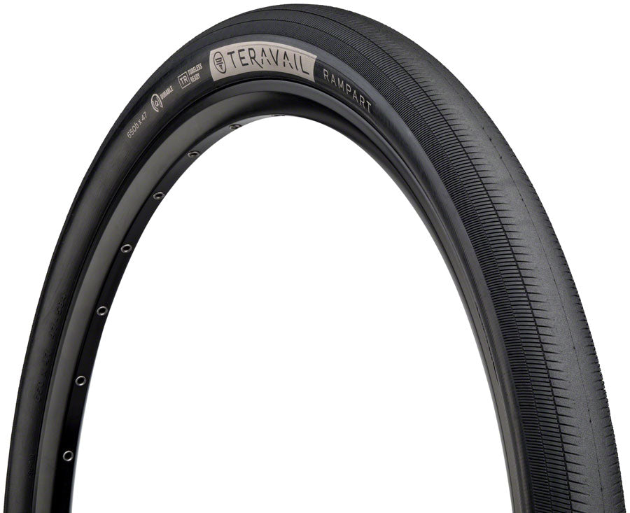 Teravail Rampart Tire - 650b x 47, Tubeless, Folding, Black, Durable, Fast Compound Sale Cheap Pices