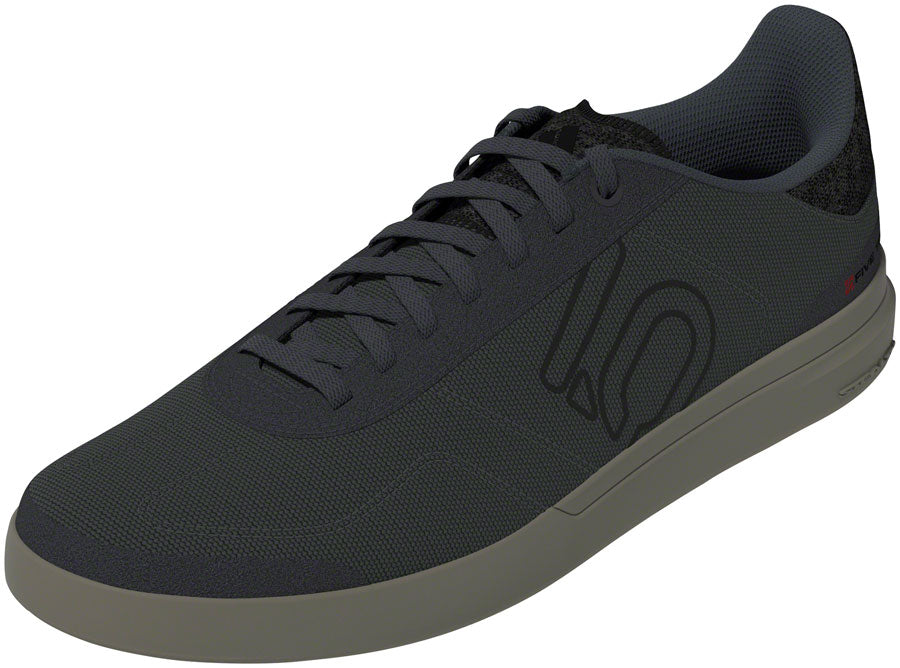 Five Ten Sleuth DLX Canvas Flat Shoes - Men's, Gray Six/Core Black/Olive Strata, 10.5