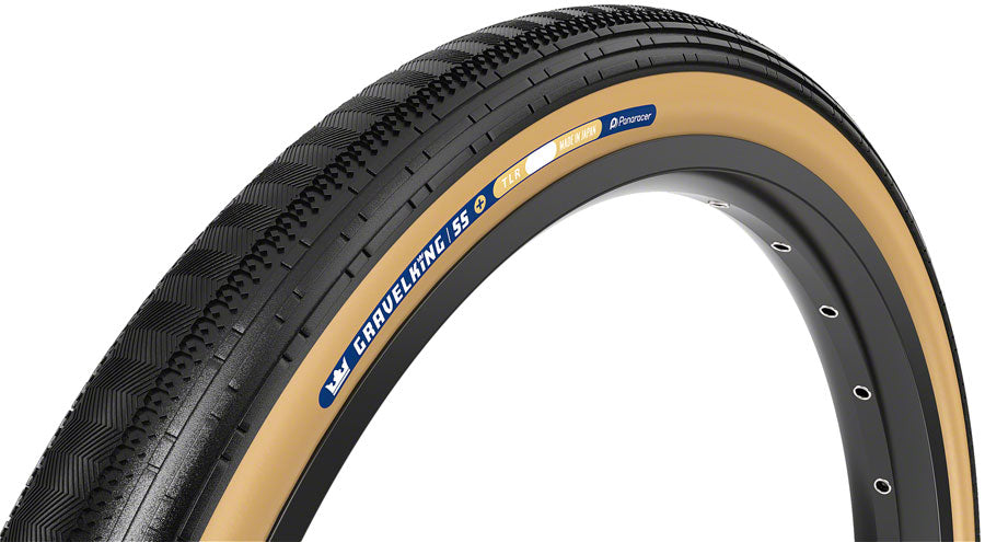 Panaracer GravelKing SS Plus Tire - 700 x 45, Tubeless, Folding, Black/Brown Free Shipping Eastbay