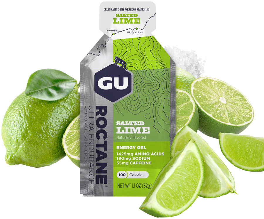 GU Roctane Energy Gel - Salted Lime, Box of 24 Cheap