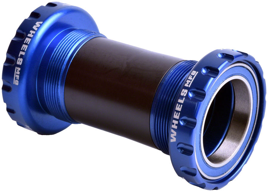 Wheels Manufacturing BSA Bottom Bracket - DUB Spindle, ABEC 3, Blue Fashionable Cheap Online