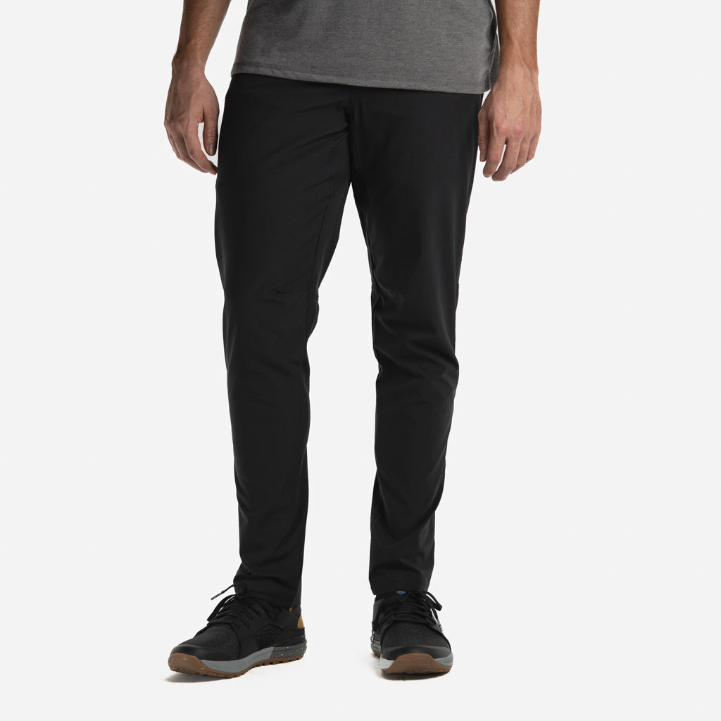 KETL Mtn Vent Lightweight Pants 34 Inseam: Summer Hiking & Travel - Ultra-Breathable, Packable & Stretchy - Black Men's