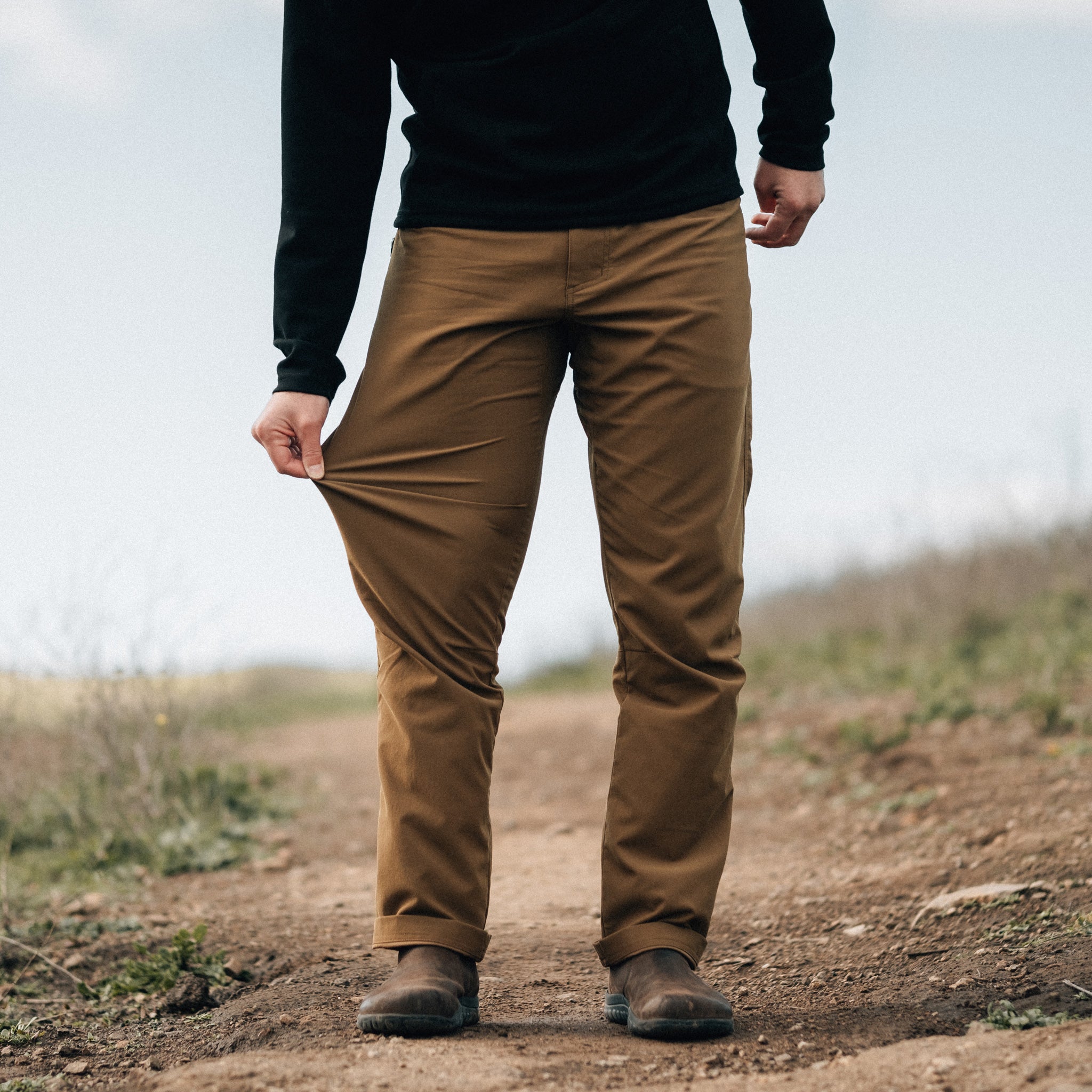 Ketl Mtn Shenanigan Hiking Pants Straight Fit 32 Inseam - Lightweight, Stretchy, Packable, Adventure Travel Men's Pants Brown