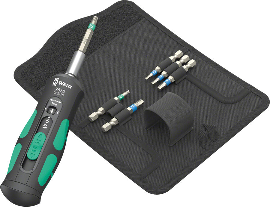 Wera 7515/7 Kraftform Bike 1 Safe-Torque Screwdriver and Bit Set Cheap Sale Inexpensive