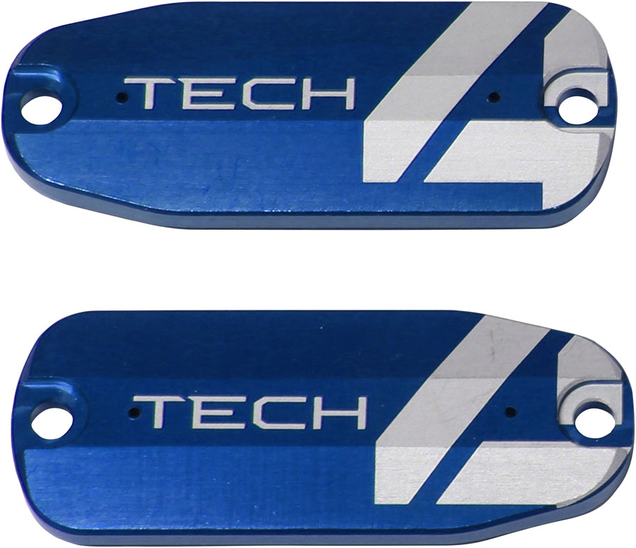 Hope Tech 4 Brake Lever Reservoir Lid - Blue, Pair Top Quality Online