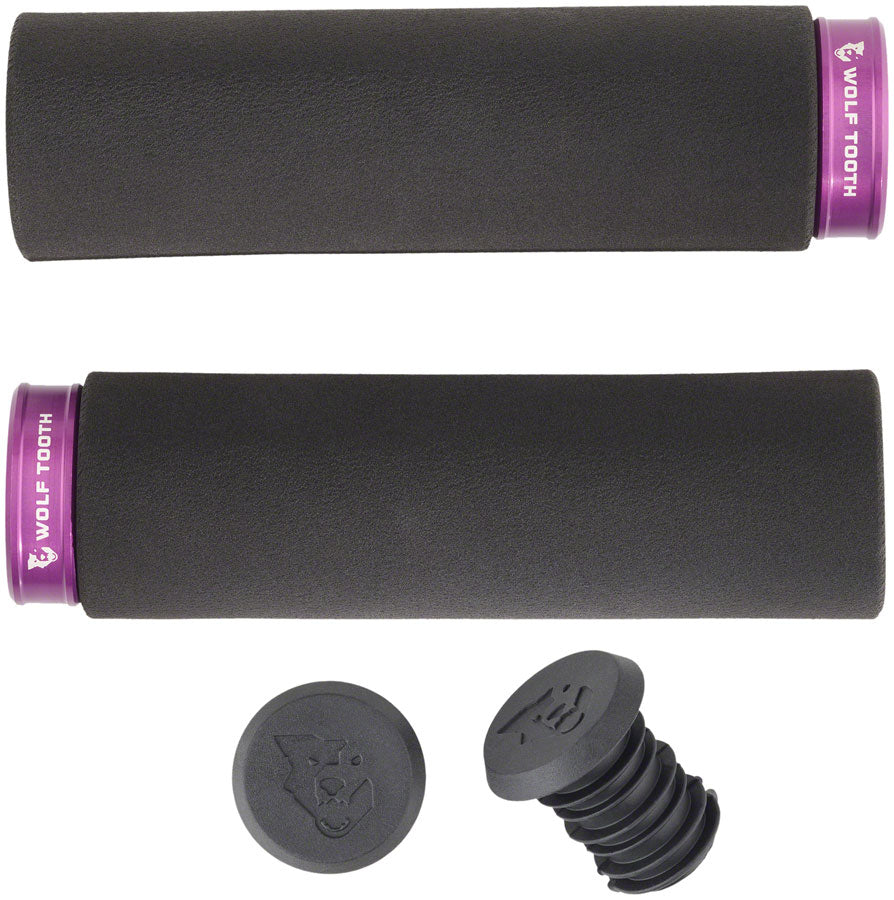 Wolf Tooth Fat Paw Lock-on Grips - Black/Purple Best Wholesale For Sale