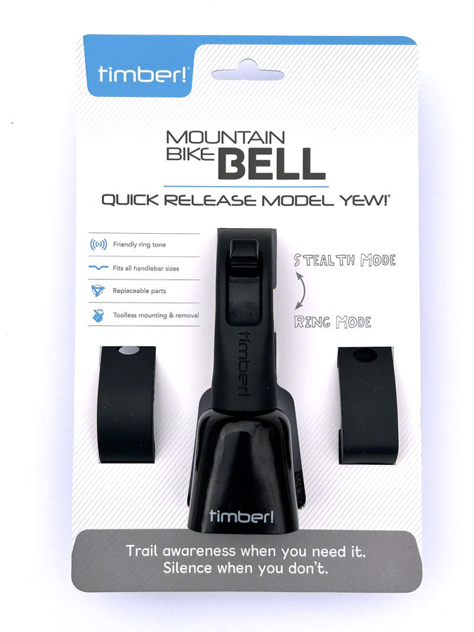 Timber MTB Model Yew! MTB Bell - Quick Release, Black Cheap Sale Big Sale