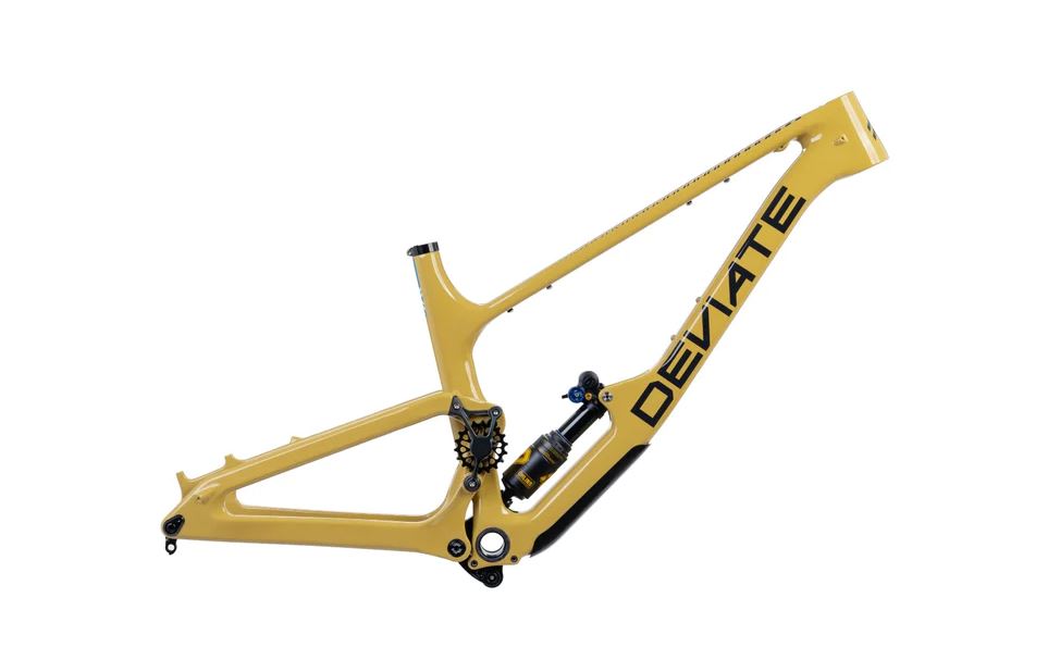 Deviate Cycles Highlander 2 Frame w/ Ohlins TTX2 Air Shock , Islay Sand Free Shipping Cheap Pice