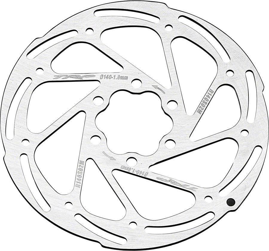TRP R2 Disc Brake Rotor - 140mm, 6-Bolt, 1.8mm, Rust Blocker Treatment, Silver Free Shipping Looking For