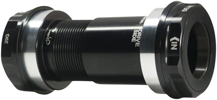 e*thirteen PF30 ThreadFit Bottom Bracket - 68/73/83mm, For all e*thirteen Base Cranks with 24mm Spindle, Black Discount Online