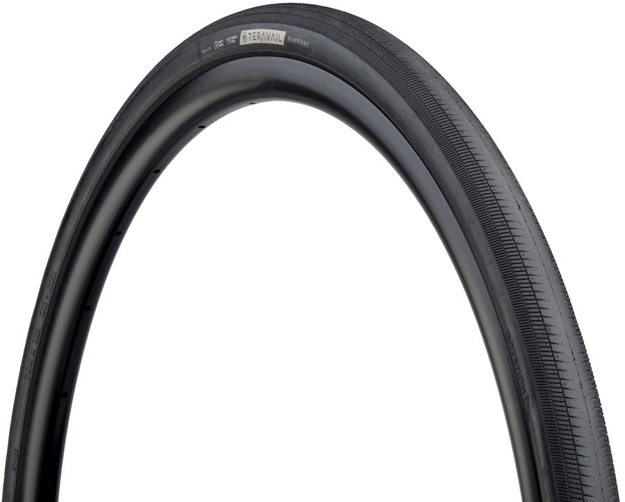 Teravail Rampart Tire - 700 x 32, Tubeless, Folding, Black, Light and Supple, Fast Compound Free Shipping Genuine