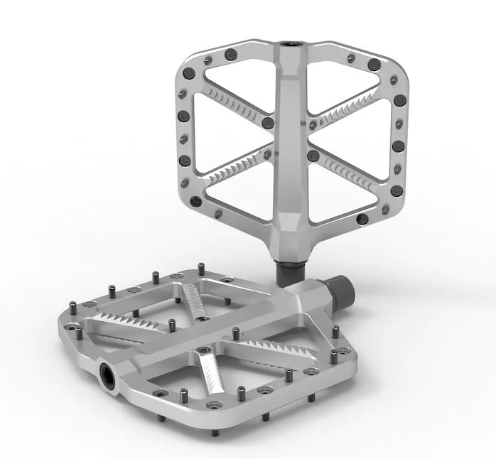 5DEV Trail / Enduro Flat Pedals, Raw Clearance Store For Sale