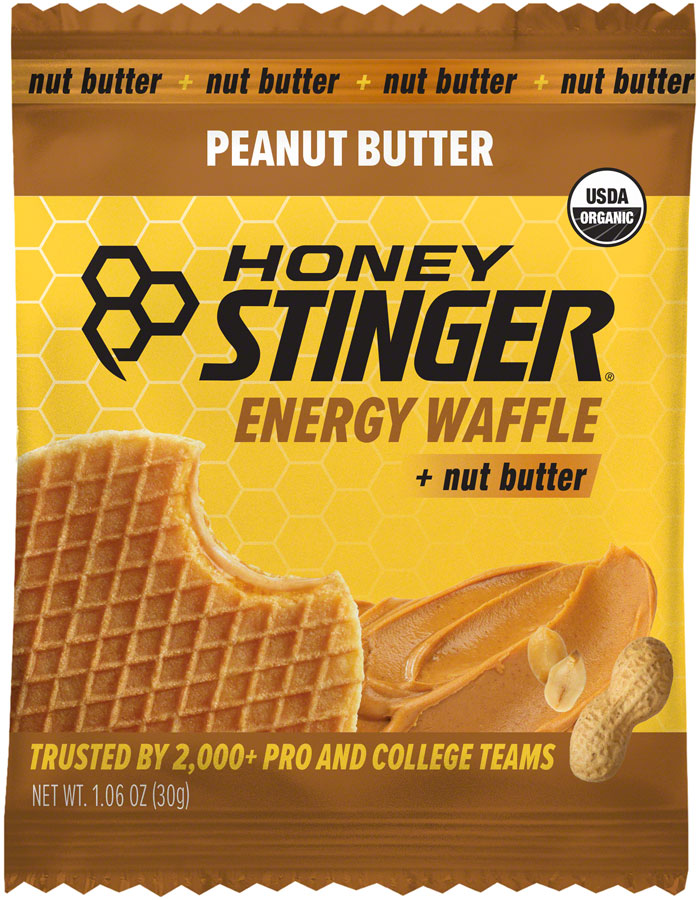 Honey Stinger Organic Waffle - Peanut Butter, Box of 12 Cheap Nicekicks