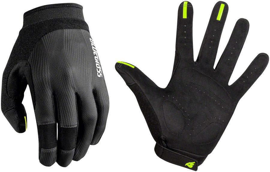 Bluegrass React Gloves - Black, Full Finger, Large Classic Cheap Pice