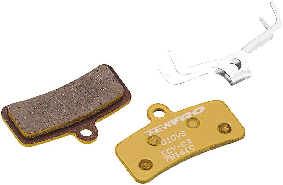 Tektro Q10YS Disc Brake Pads - Resin, For Use With 4-Piston Caliper, Yellow Discount Low Shipping Fee