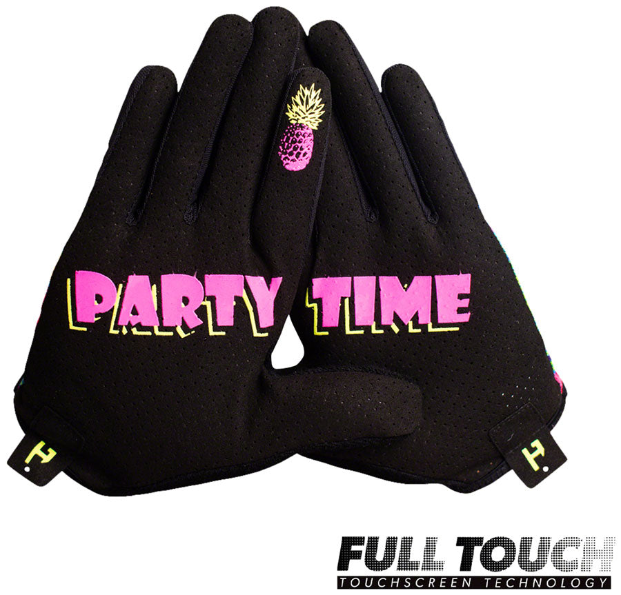 Handup Vented Gloves - Pineapples Carribbean, Full Finger, Large Sale Professional