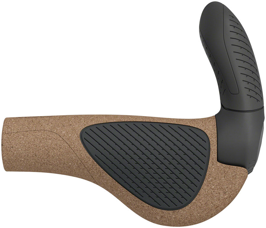 Ergon GP3 Evo BioKork Grips - Lock-On, Large, Black/Tan For Nice For Sale