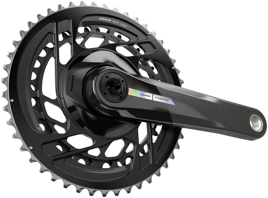 SRAM Force Crankset - 165mm, 2x 12-Speed, 48/35t, Direct Mount, DUB Spindle Interface, Iridescent Gray, D2 Outlet Sale Online