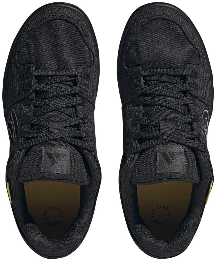 Five Ten Freerider Canvas Flat Shoes - Men's, Core Black/Dgh Solid Gray/Gray Five, 13
