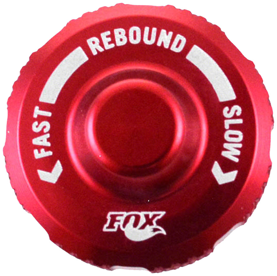 FOX Damping Adjuster Part Rebound Knob, Float DPX2, Red New Styles For Sale