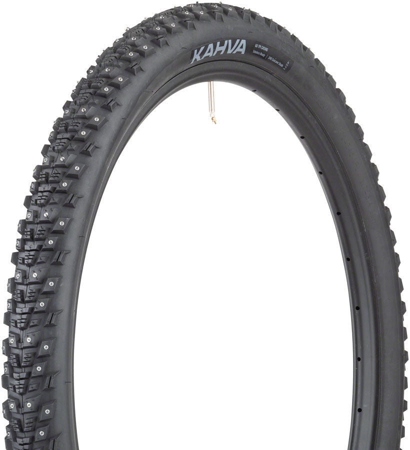 45NRTH Kahva Tire - 27.5 x 2.1, Tubeless, Folding, Black, 60 TPI, 240 Concave Carbide Studs Cheap Sale 2025 Newest