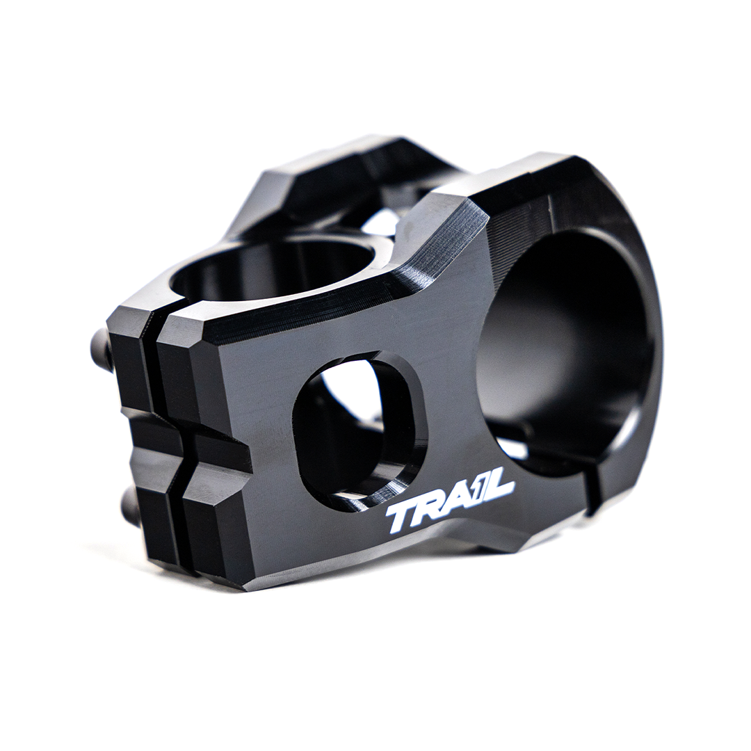 Trail One Components The Viking Stem - 35mm Clamp - Black Comfortable