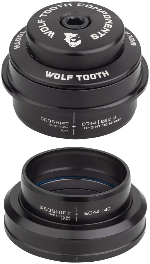 Wolf Tooth GeoShift Performance Angle Headset - 2 Deg, Long, EC44/EC44, Black Cheap Pice Original