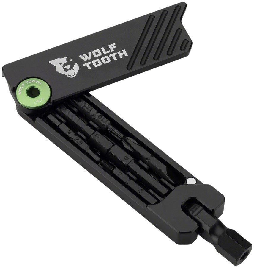 Wolf Tooth 6-Bit Hex Wrench - Multi-Tool, Green Outlet Discount Authentic