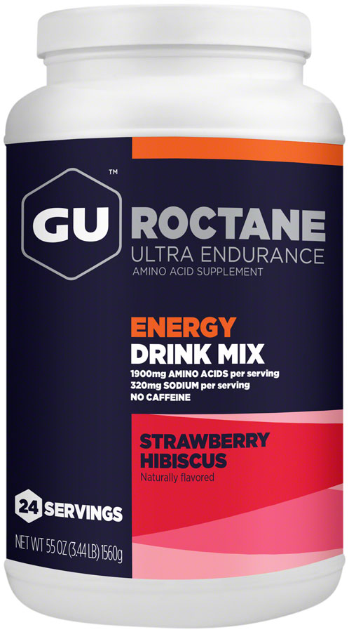 GU Roctane Energy Drink Mix - Strawberry Hibiscus, 24 Serving Canister Many Kinds Of Cheap Online