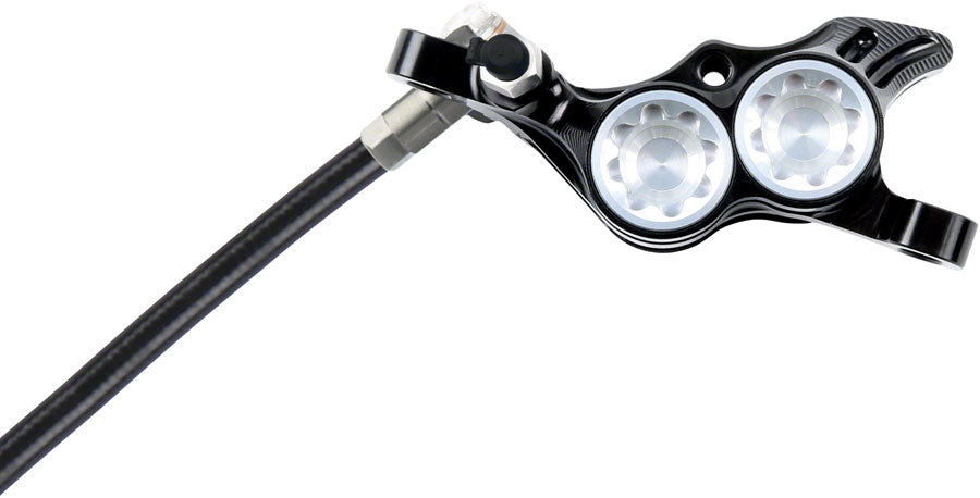 Hope Tech 4 E4 Disc Brake and Lever Set - Rear, Hydraulic, Post Mount, Silver Shop Offer Online