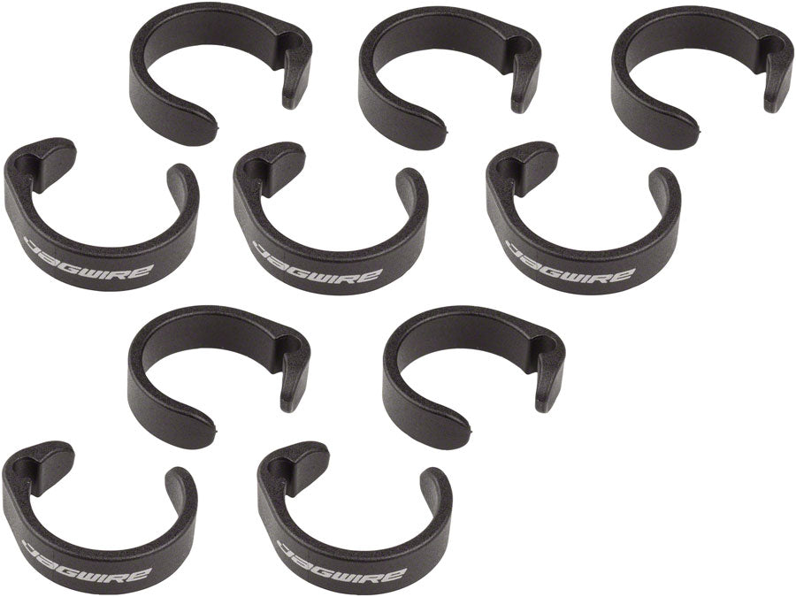 Jagwire Clip Ring for E-Bike Control Wires - 19.0-22.2mm, Black, Bag/10 Professional Online