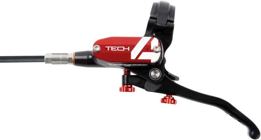 Hope Tech 4 E4 Disc Brake and Lever Set - Front, Hydraulic, Post Mount, Red Free Shipping Big Sale