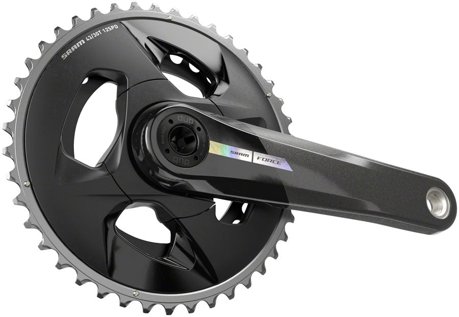 SRAM Force Wide Crankset - 172.5mm, 2x 12-Speed, 43/30t, 94 BCD, DUB Spindle Interface, Iridescent Gray, D2 Footlocker Pictures Sale Online