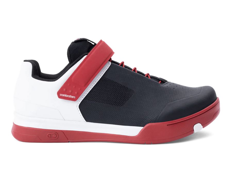Crank Brothers Stamp SpeedLace Men's Shoe - Red/White/Black, Size 10.5