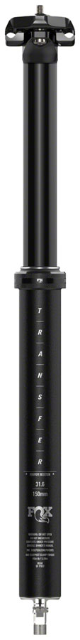 FOX Transfer Performance Elite Dropper Seatpost - 30.9 mm, 210 mm, Internal Routing, Anodized Black Clearance Hot Sale