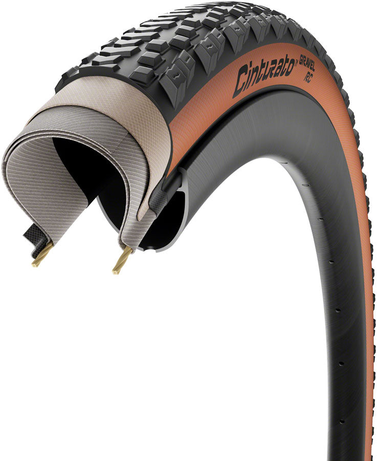 Pirelli Cinturato Gravel RC Tire - 700 x 40, Tubeless, Folding, Tan Wide Range Of Cheap Online