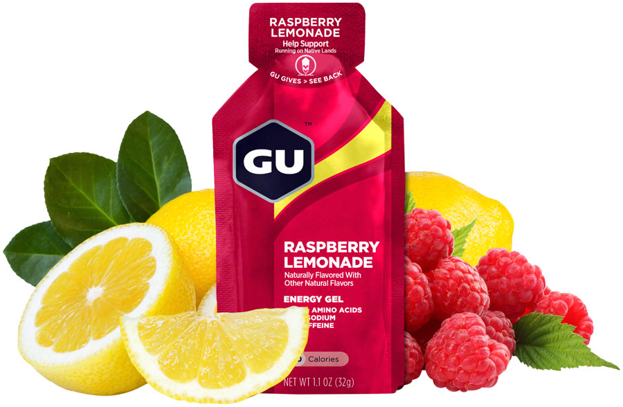 GU Energy Gel - Raspberry Lemonade, Box of 24 Discount Collections