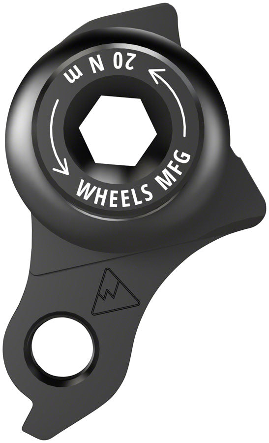 SRAM UDH For Trek ABP MTB Frames designed to accept UDH - Aluminum, Black - Wheels Manufacturing Derailleur Hanger - 487 Manchester