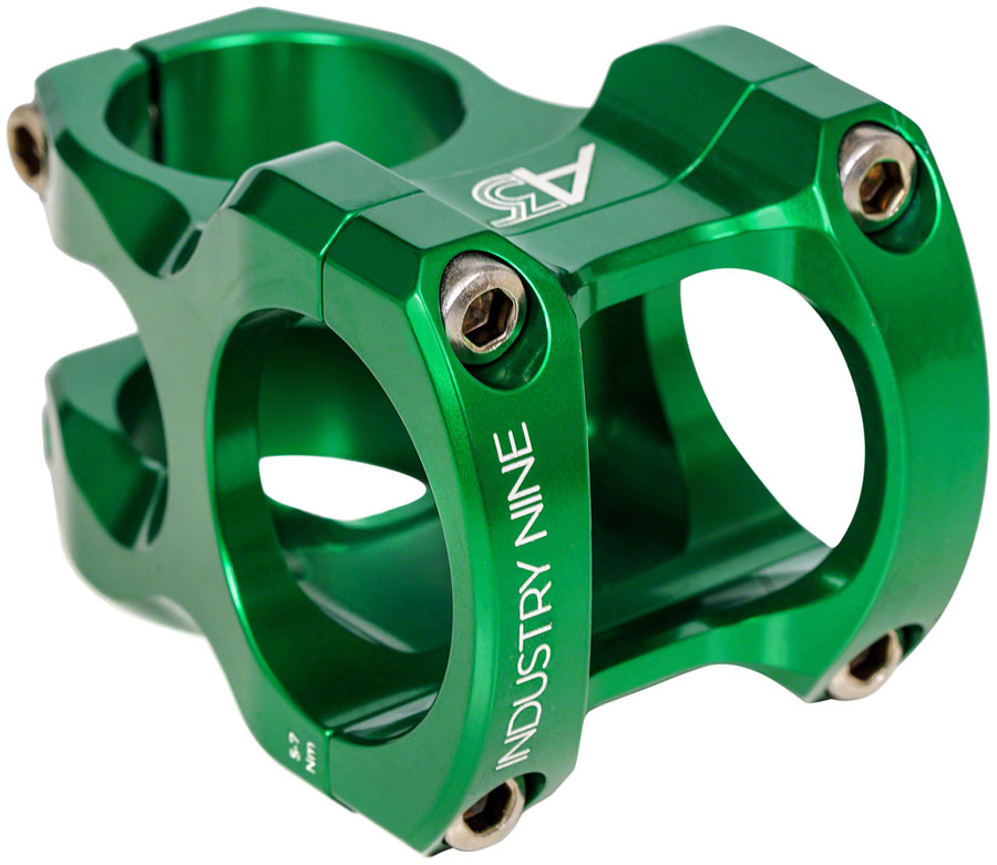 Industry Nine A318 Stem - 50mm, 31.8mm Clamp, +/-4.4, 1 1/8, Aluminum, Green For Sale Cheap Pice