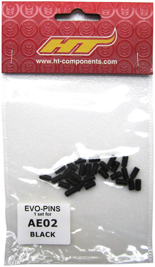 HT Components AE02(SP7) Pedal Pin Kit - Black Inexpensive For Sale