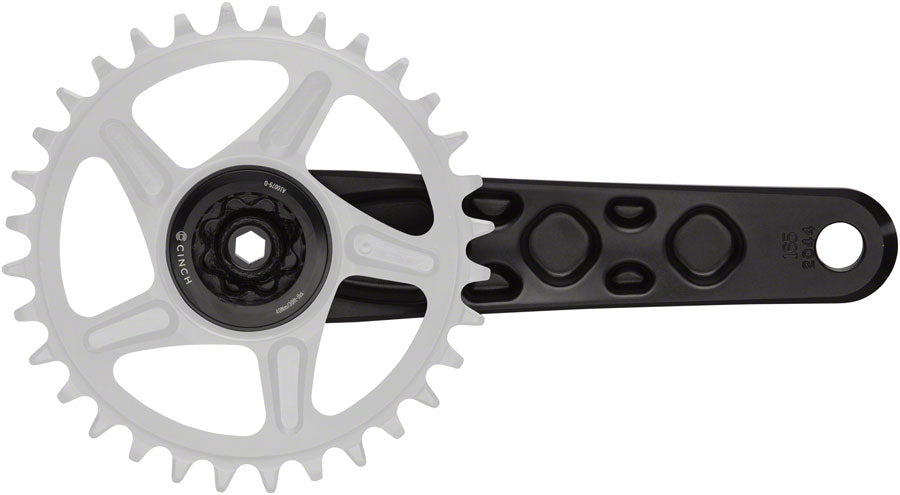 RaceFace Turbine Crankset - 170mm, Direct Mount, 143mm Spindle with CINCH Interface, 7050 Aluminum, Black Cheap Sale Many Kinds Of