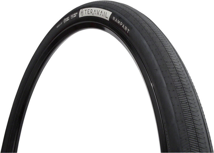 Teravail Rampart Tire - 650b x 47, Tubeless, Folding, Black, Light and Supple, Fast Compound Really Cheap