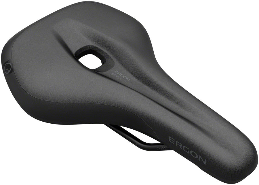 Ergon SF Saddle - Steel, Black, Men's, Small/Medium