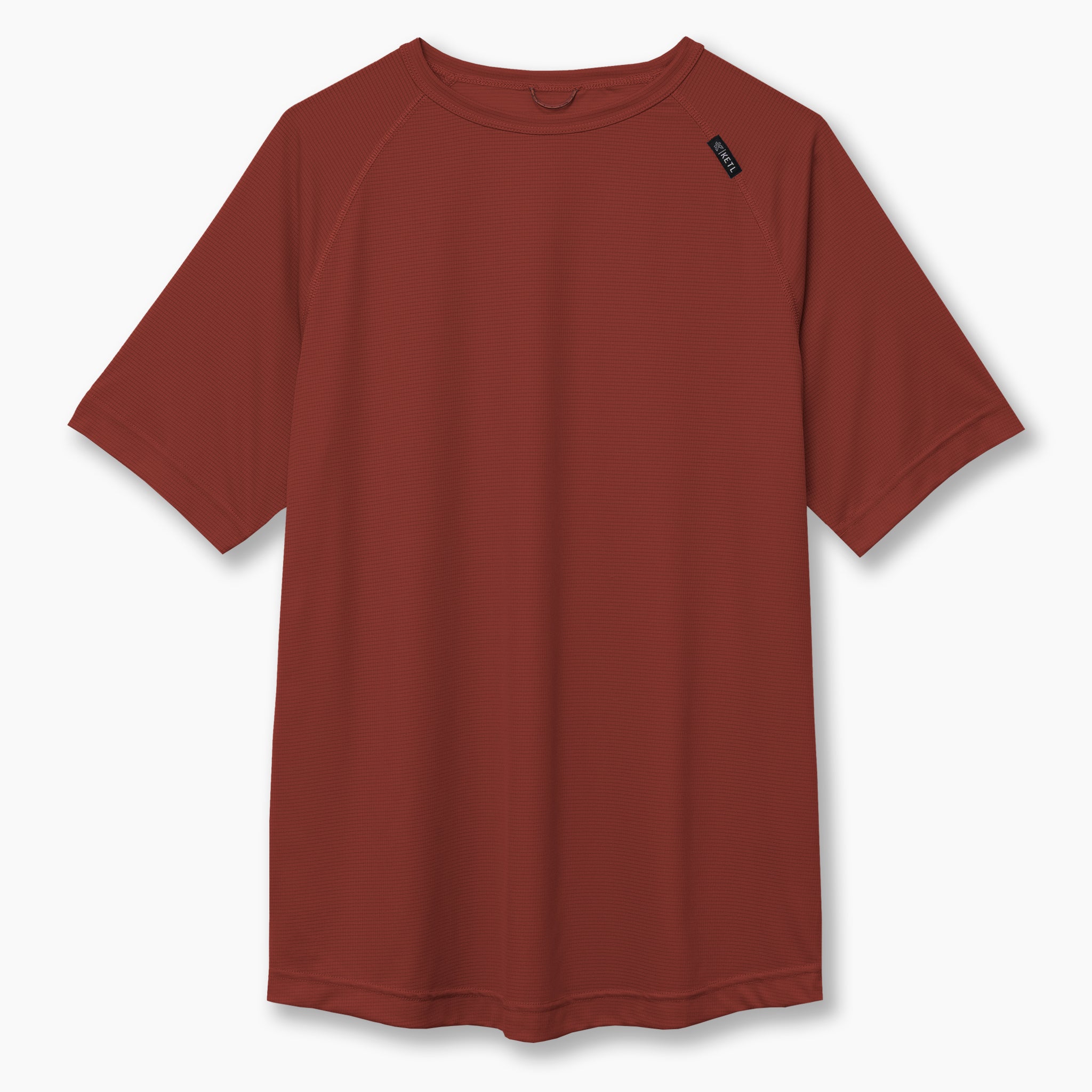 Ketl Mtn Nofry Sun Shirt Short Sleeve - SPF/UPF 30+ Sun Protection Shirt Lightweight For Summer Travel - Burgundy Men's